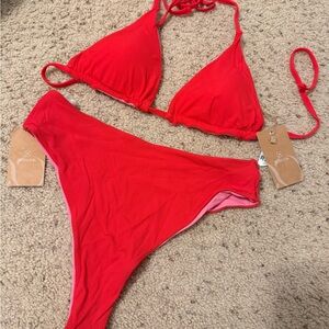 Red Bikini Set